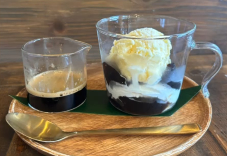 コーヒーゼリーアフォガード